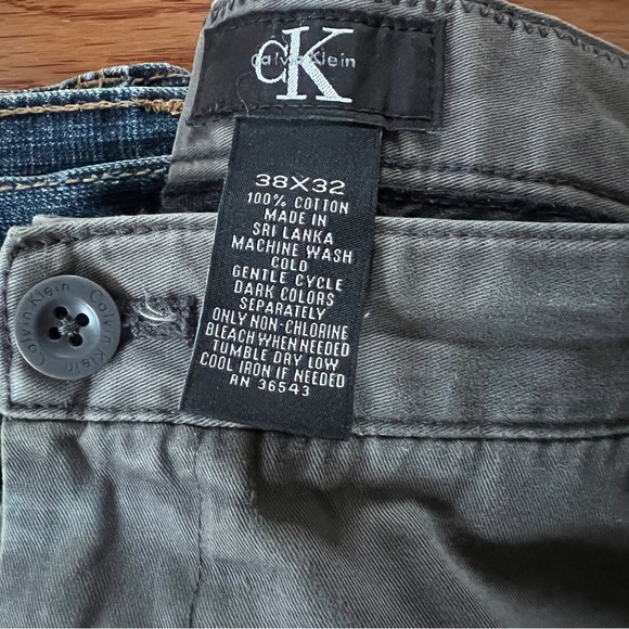 Mens 7 pant bundle Timberland Calvin Klein Gap US Polo Assn size 38 x 32 - Picture 4 of 15